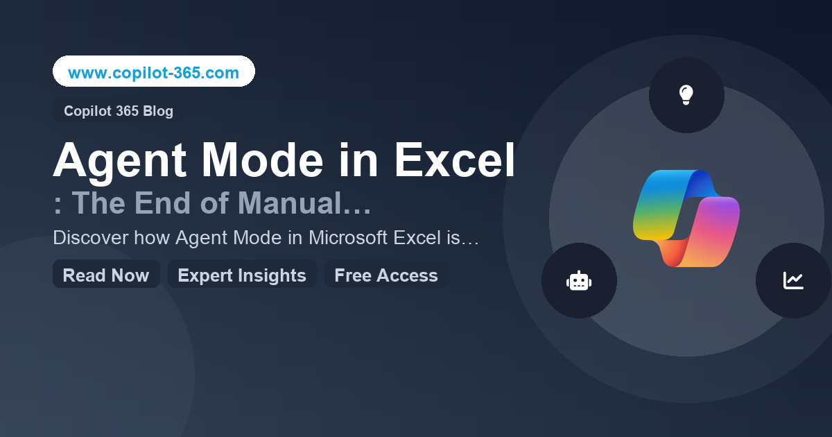 Agent Mode in Excel: Automate Spreadsheet Work | Copilot 365