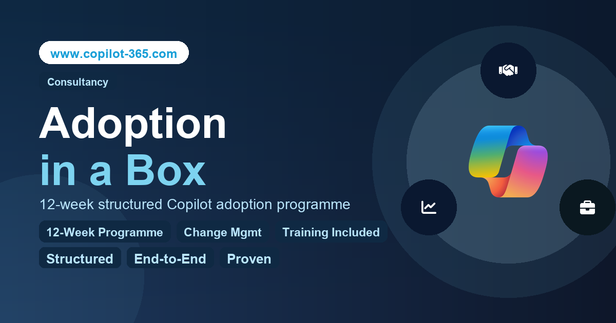 Copilot Adoption in a Box — 12-Week Programme | Copilot 365