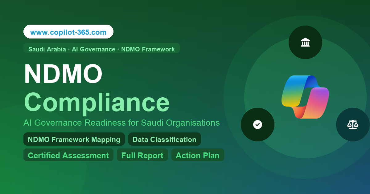 NDMO Compliance Tracker — KSA Data Governance | Copilot 365