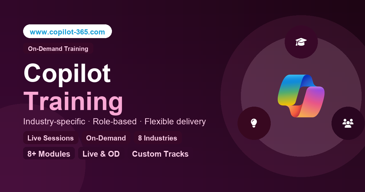 Microsoft Copilot Training — Role-Based & On-Demand | Copilot 365